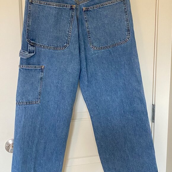 Jesse Kamm Handy Pants Denim Blue Size 12 – High Rise Wide Leg - Picture 3 of 3